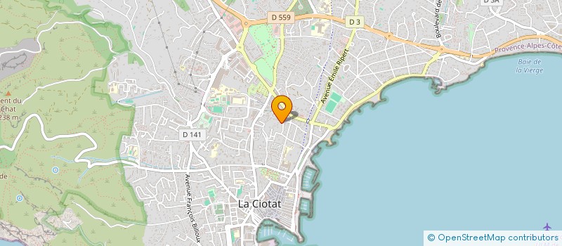 localisation de l'entreprise MADAME MARTINE MANERA  LA CIOTAT