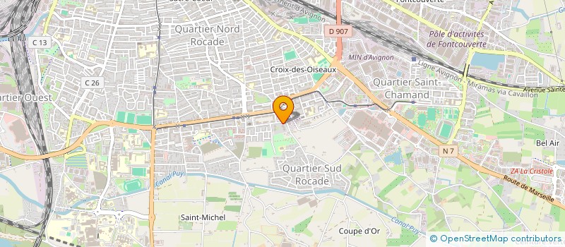 localisation de l'entreprise MADAME MARTINE MANGOLD  AVIGNON