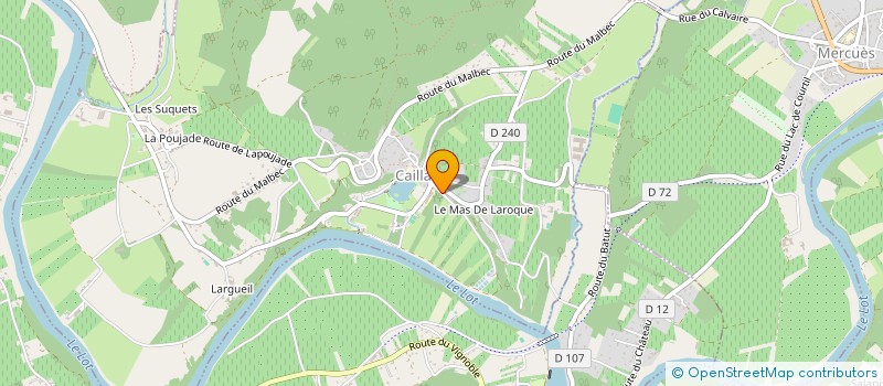 localisation de l'entreprise MADAME MARTINE MANIGLIER  LUZECH