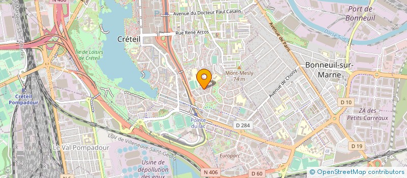 localisation de l'entreprise MADAME MARTINE MANTEL  CRETEIL