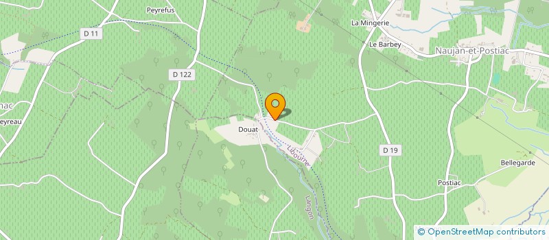 localisation de l'entreprise MADAME MARTINE MANZANARES  NAUJAN-ET-POSTIAC