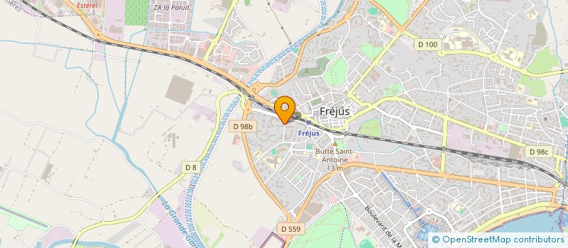 localisation de l'entreprise MADAME MARTINE MARANDAT à FREJUS