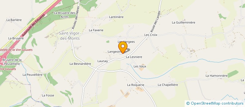 localisation de l'entreprise MADAME MARTINE MARIE  SAINT-VIGOR-DES-MONTS