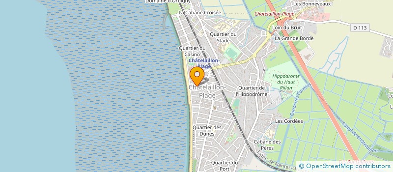 localisation de l'entreprise MADAME MARTINE MARIE BOULAIS à CHATELAILLON-PLAGE