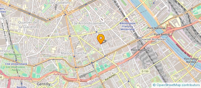 localisation de l'entreprise MADAME MARTINE MARIE DENISE LAVAL  PARIS