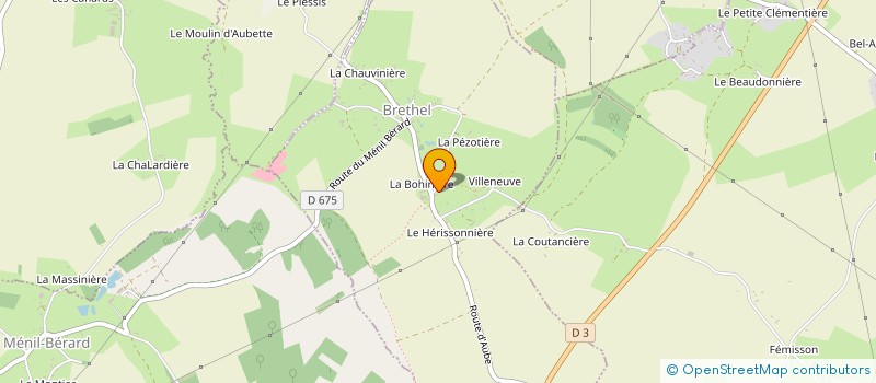 localisation de l'entreprise MADAME MARTINE-MARIE GENTAIS à AUGUAISE