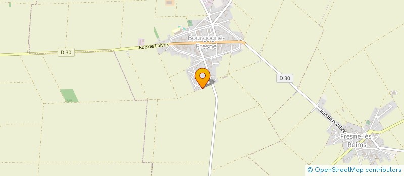 localisation de l'entreprise MADAME MARTINE MARIE LINGUET  BOURGOGNE-FRESNE