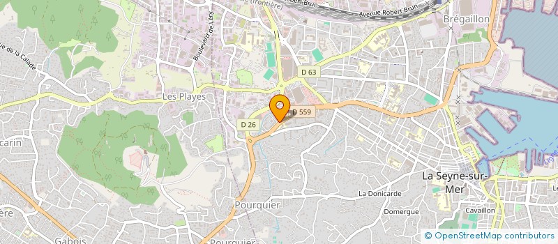 localisation de l'entreprise MADAME MARTINE MARIE VIDAL  LA SEYNE SUR MER