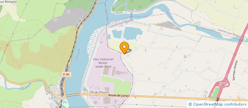 localisation de l'entreprise MADAME MARTINE MARQUEZ  LORIOL-SUR-DROME