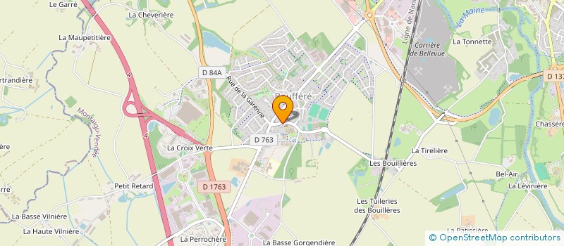 localisation de l'entreprise MADAME MARTINE MARTIN à MONTAIGU-VENDEE