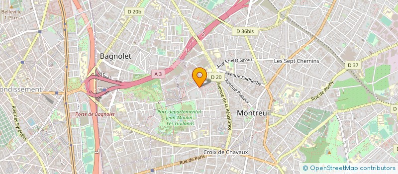localisation de l'entreprise MADAME MARTINE MARTIN à MONTREUIL