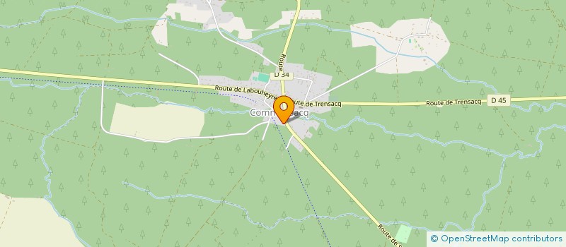 localisation de l'entreprise MADAME MARTINE MATHIO  LUE