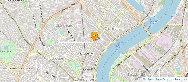 localisation de l'entreprise MADAME MARTINE MAURIN à BORDEAUX
