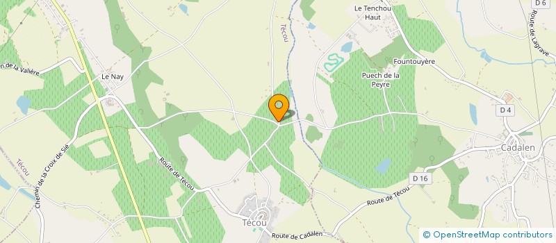 localisation de l'entreprise MADAME MARTINE MAURISSE  TECOU