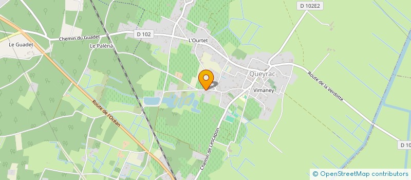 localisation de l'entreprise MADAME MARTINE MAUZIN  QUEYRAC