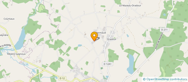 localisation de l'entreprise MADAME MARTINE MAYAUD à LINARDS