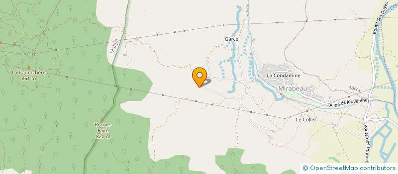 localisation de l'entreprise MADAME MARTINE MEGIS  LE CHAFFAUT-SAINT-JURSON