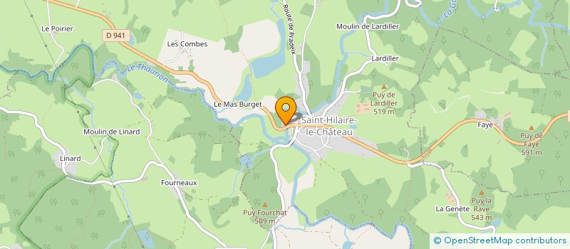 localisation de l'entreprise MADAME MARTINE MEILLAT à BOSMOREAU-LES-MINES