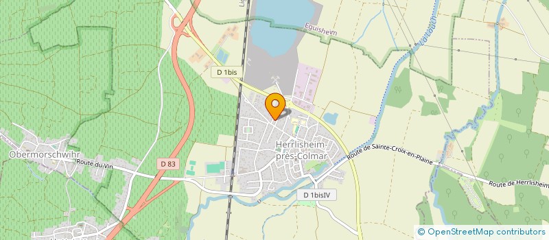 localisation de l'entreprise MADAME MARTINE MEINHOLD  HERRLISHEIM-PRES-COLMAR