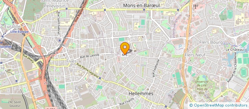 localisation de l'entreprise MADAME MARTINE MELIN à LILLE