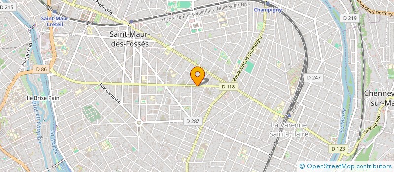 localisation de l'entreprise MADAME MARTINE MELUT à SAINT-MAUR-DES-FOSSES