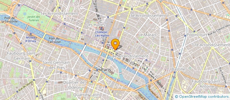 localisation de l'entreprise MADAME MARTINE MERLIN  PARIS