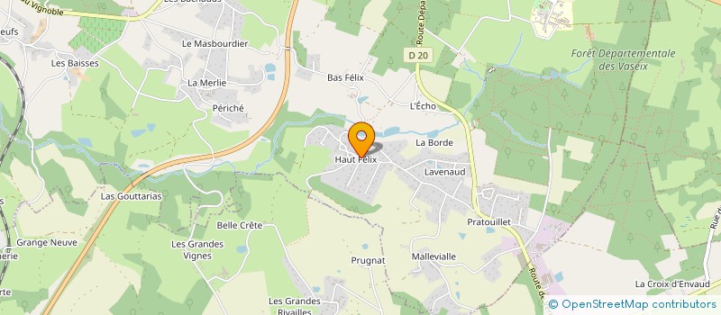 localisation de l'entreprise MADAME MARTINE MERLIN à VERNEUIL-SUR-VIENNE