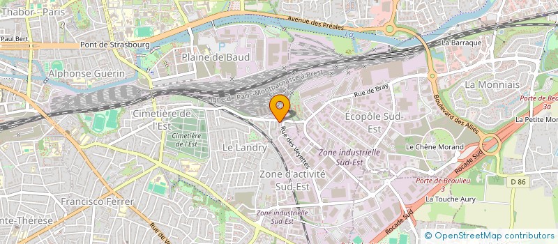 localisation de l'entreprise MADAME MARTINE MESLET à RENNES