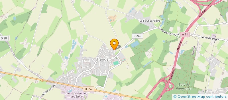 localisation de l'entreprise MADAME MARTINE MESNAGE  TRANGE