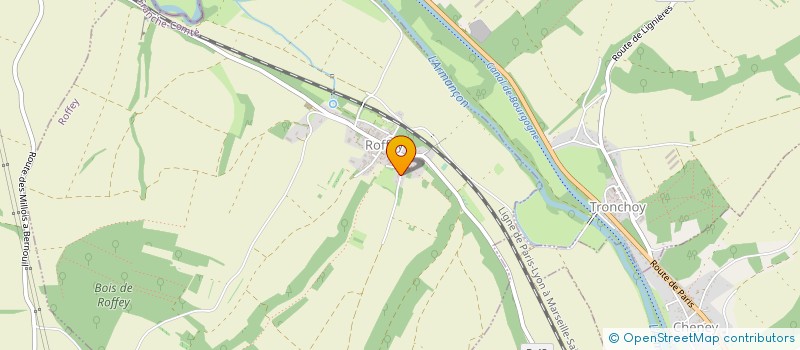 localisation de l'entreprise MADAME MARTINE MESSEAUX  ROFFEY