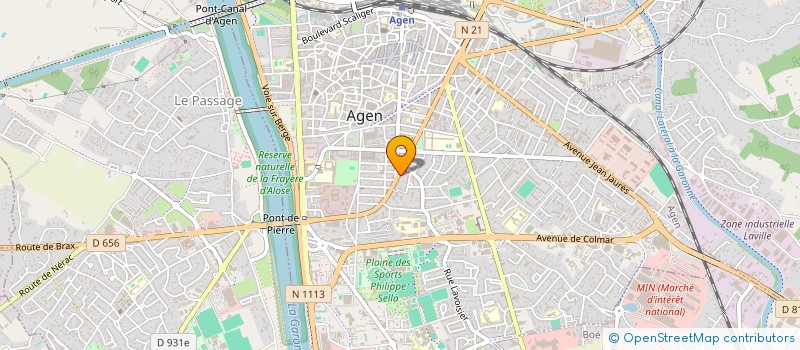 localisation de l'entreprise MADAME MARTINE MESTE à AGEN