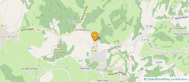 localisation de l'entreprise MADAME MARTINE MICHAUDEL  AYEN