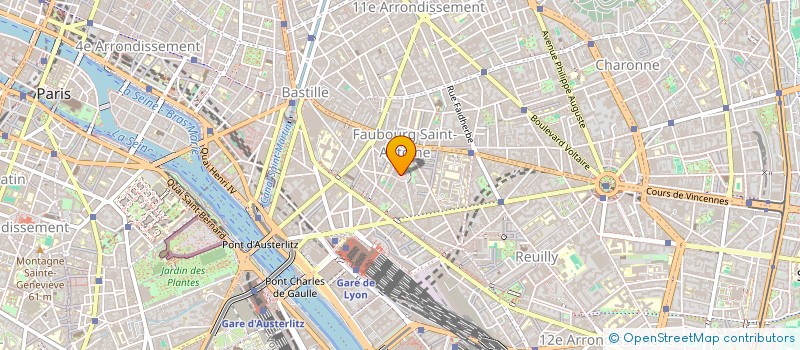 localisation de l'entreprise MADAME MARTINE MICHEL  PARIS