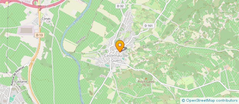 localisation de l'entreprise MADAME MARTINE MICHEL  CASTELNAU-DE-GUERS