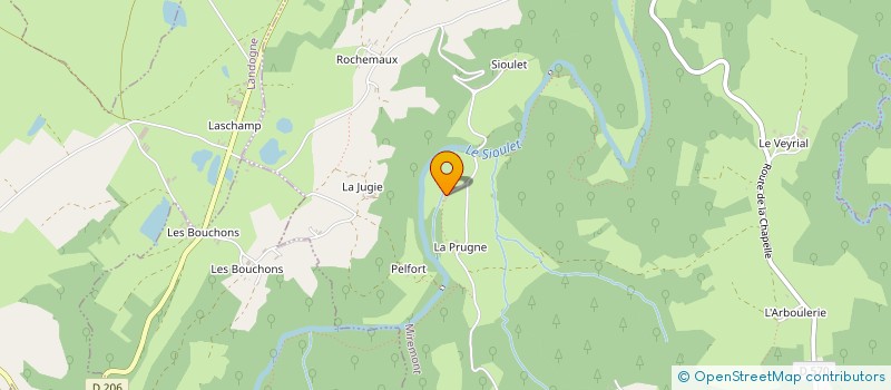 localisation de l'entreprise MADAME MARTINE MICHEL  MIREMONT