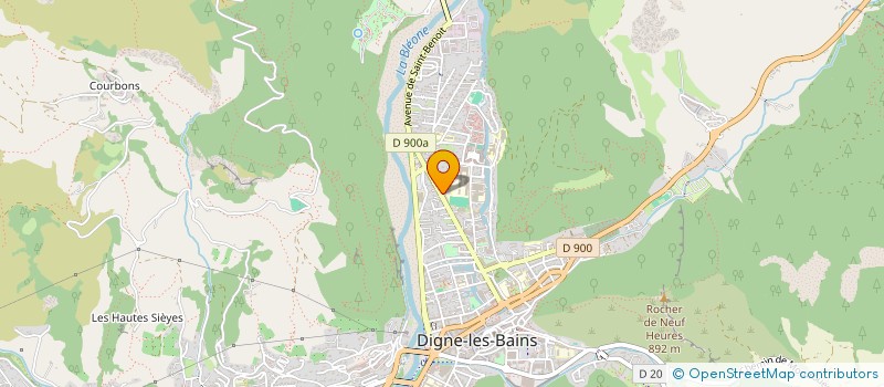 localisation de l'entreprise MADAME MARTINE MICHEL  DIGNE-LES-BAINS