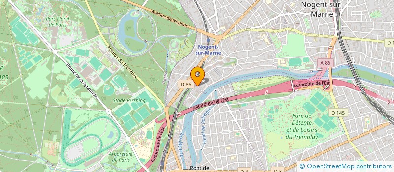 localisation de l'entreprise MADAME MARTINE MIDOUX  NOGENT-SUR-MARNE