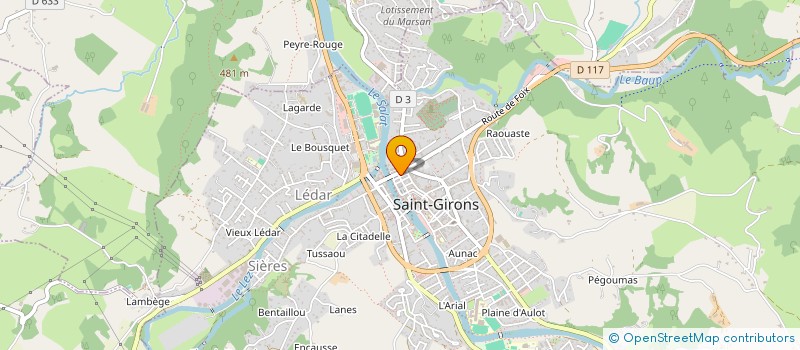 localisation de l'entreprise MADAME MARTINE MIGUEL  SAINT-GIRONS