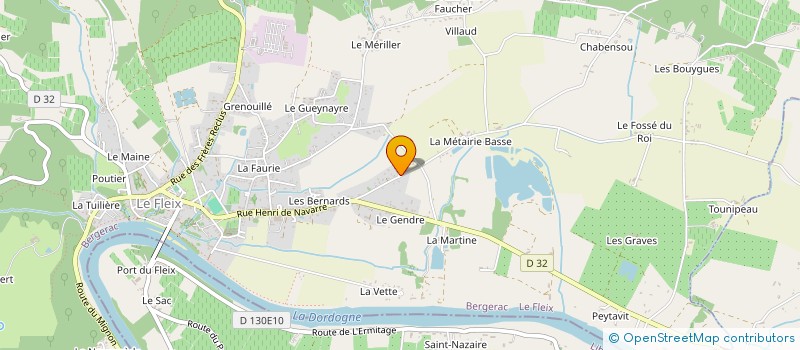 localisation de l'entreprise MADAME MARTINE MILLARD  LE FLEIX