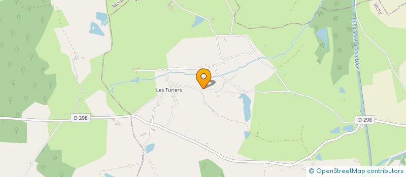 localisation de l'entreprise MADAME MARTINE MILLERET  BEAULON