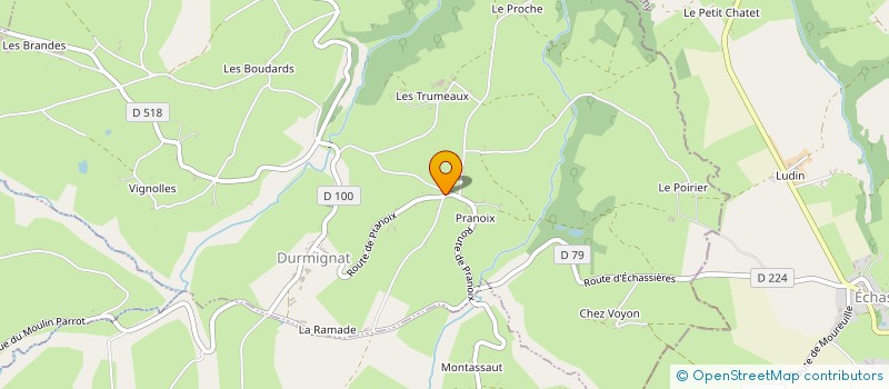 localisation de l'entreprise MADAME MARTINE MILLET à DURMIGNAT