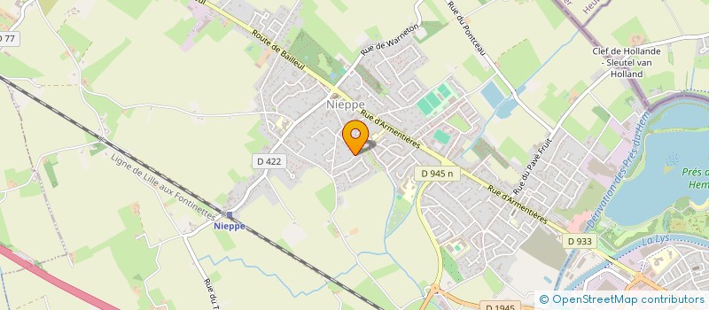 localisation de l'entreprise MADAME MARTINE MILLET  NIEPPE