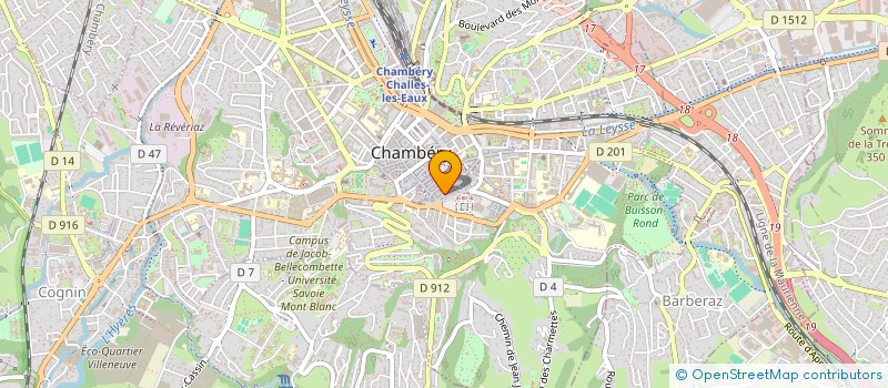 localisation de l'entreprise MADAME MARTINE MILLOUD à CHAMBERY