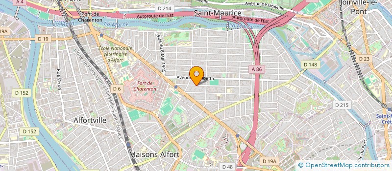 localisation de l'entreprise MADAME MARTINE MIMOUNI  MAISONS-ALFORT