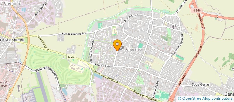 localisation de l'entreprise MADAME MARTINE MINAKIAN à CHASSIEU