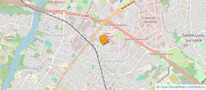 localisation de l'entreprise MADAME MARTINE MME POHER à NANTES