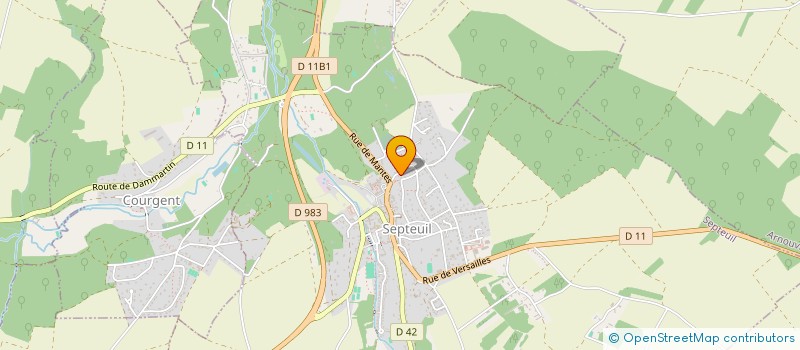 localisation de l'entreprise MADAME MARTINE MOINARD à SEPTEUIL
