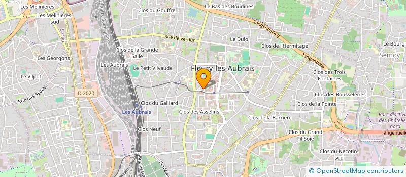localisation de l'entreprise MADAME MARTINE MOIREZ à FLEURY-LES-AUBRAIS