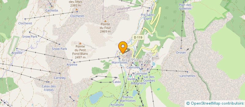 localisation de l'entreprise MADAME MARTINE MOLA à BOURG-SAINT-MAURICE