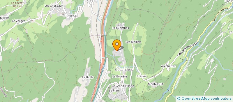 localisation de l'entreprise MADAME MARTINE MOLLIEX  CESARCHES